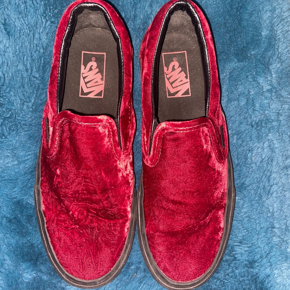 Red Velvet Vans